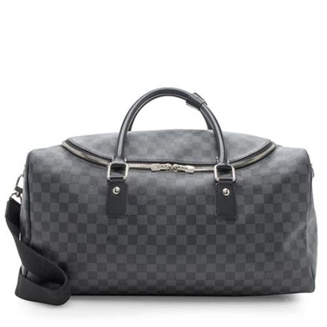 louis vuitton damier graphite canvas roadster duffle bag|louis vuitton avenue sling bag.